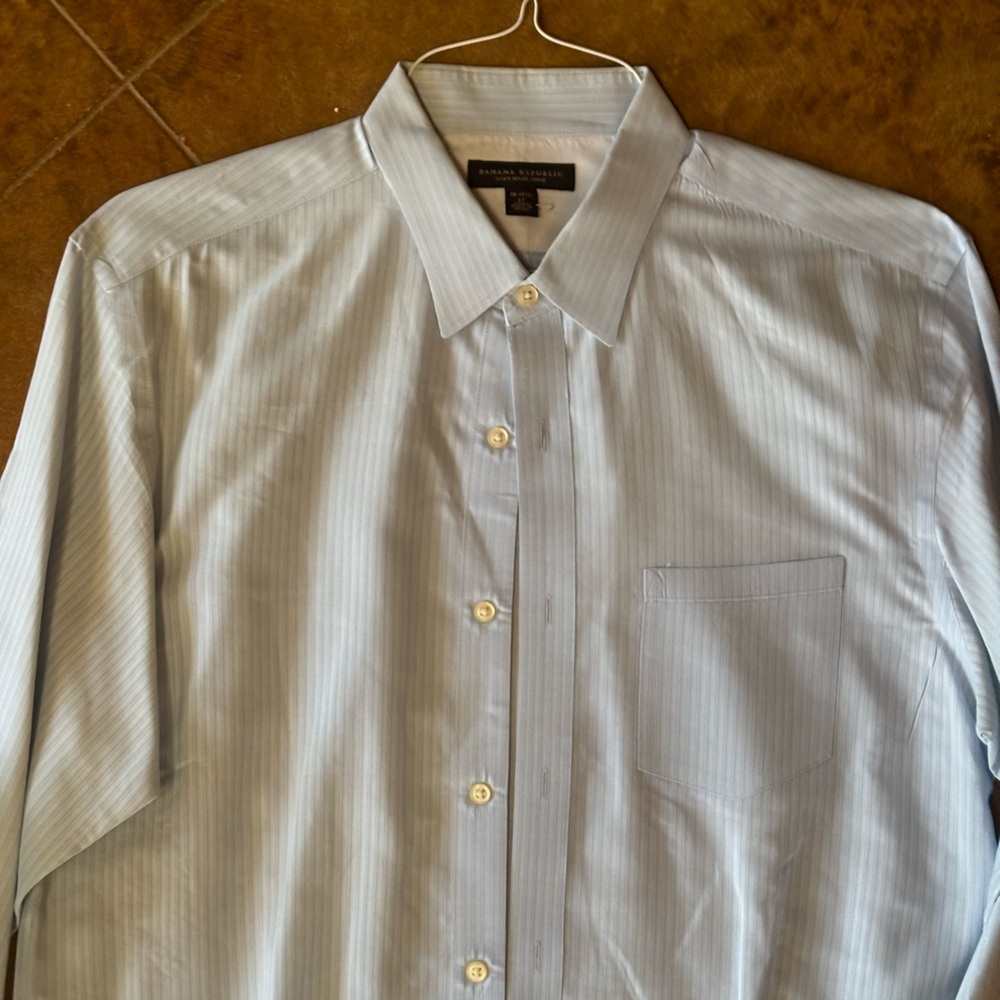 Men’s banana republic long sleeve dress shirt